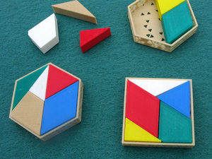 Hexagon-into-Square-Puzzle